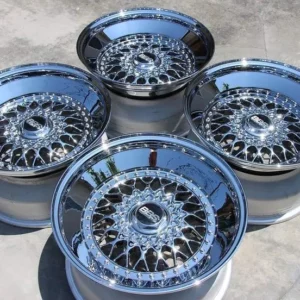 BBS RS Wheels | “18×9.5 & 10.5 ET +24 | Triple Chrome